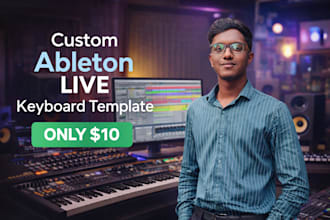 create a custom ableton live template for keyboard performance