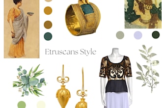 moodboard e idee di stile per progetti moda