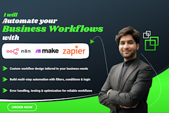 be n8n expert, zapier expert for creating ai automation workflows