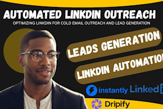 instantly cold email linkdin sales navigator dripify lead generation automation