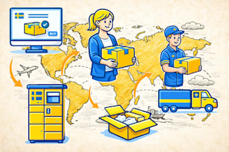 forward your orders worldwide from sweden and denmark