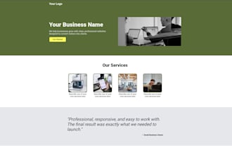build a professional mobile friendly landing page
