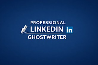 be your professional linkedin ghostwriter and content strategist