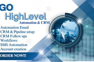 be ghl gohighlevel expert to setup highlevel website funnel workflow automation