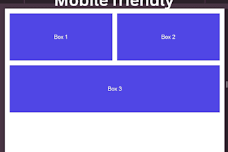 fix responsive issues and mobile layout in HTML CSS