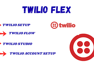 setup and integrate twilio flex cloud call center with CRM