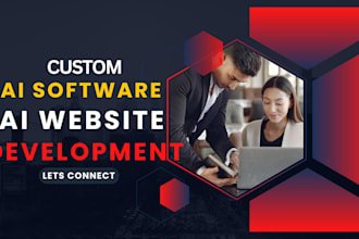 develop ai website, ai chatbot, ai saas and ai software as full stack developer