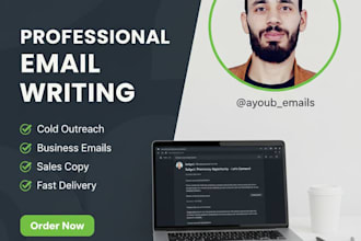 write professional business emails and cold outreach emails