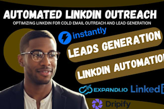 linkdin cold email automation b2b lead generation with dripify expandi