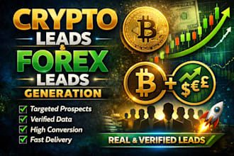 provide active and verified crypto leads, forex leads