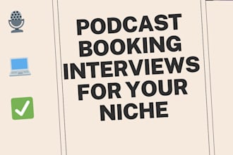 get you podcast booking interviews in your genre