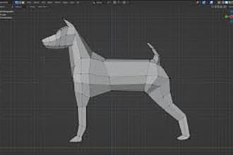 do animal model pet 3d creatures, mascot 3d model