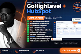 be ghl expert, gohighlevel website, sales funnel, hubspot crm automation