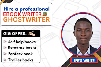 ghostwrite fiction book writer as romance book ghostwriter and ebook ghostwriter
