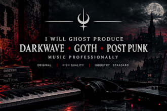 ghost produce darkwave goth and post punk music professionally