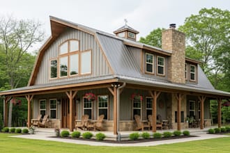 design permit ready barndominium, tiny house, cottage and pole barn drawings