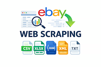 ebay data scraping services by keyword or category