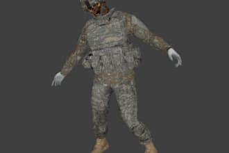 natural 3d game animation, ue5 control rig for unreal, unity, gmod, aaa texture