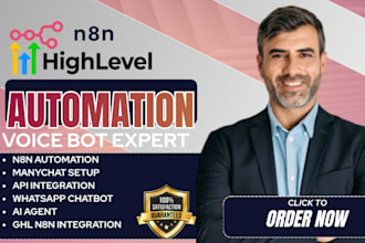 integrate n8n voice bot quotes booking gohighlevel home services ghl
