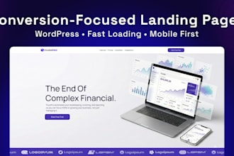 conversion focused wordpress landing page that converts