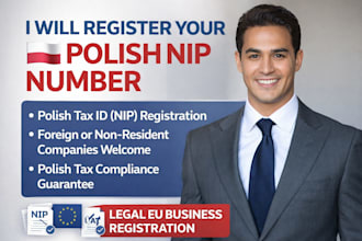 register your polish nip tax number for businesses and foreign companies