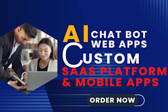 develop ai apps, ai saas, ai website and ai bots