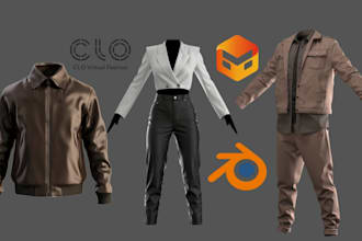 create realistic 3d clothing virtual garments and fashion design in clo3d