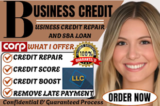 repair business credit, improve credit score, and guide sba loan approval