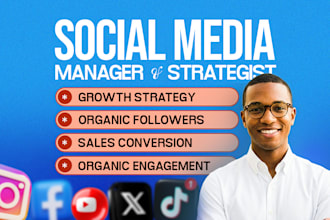 be your social media manager, content creator and content strategist