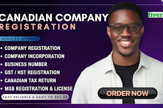 incorporate canada company registration, canada company formation, gst, hst, bn