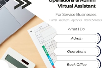 be your operations and admin virtual assistant