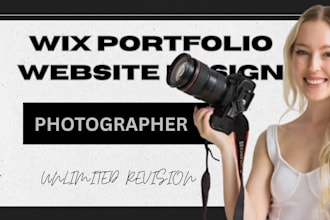 design a photographer portfolio website with online booking