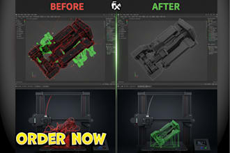 repair fix or modify your stl file to make it 3d printable