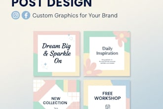 design professional canva posters for social media