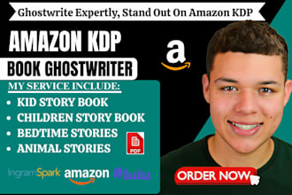 ghostwrite for children book, bed time story, animal fiction, fairy tales writer