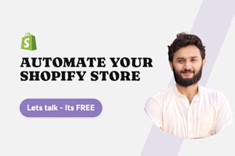 build automations, custom functions and backend workflows for shopify