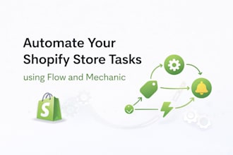 build automations, custom functions and backend workflows for shopify