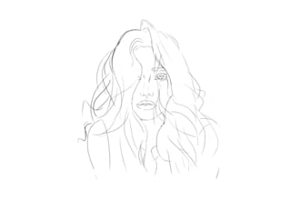 draw trendy one line art, minimalist line art, abstract digital art