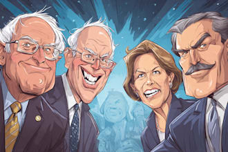 do digital political cartoon for political cartoon