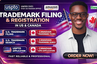 be US, canada licensed trademark registration attorney, office action, sou, noa