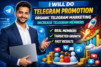 do telegram promotion, organic telegram marketing, increase telegram members