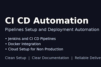 set up ci cd automation and cloud infrastructure