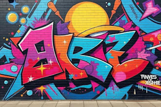 design graffiti designs, murals and wall arts