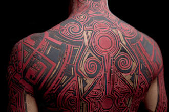 create a professional tribal tattoo design