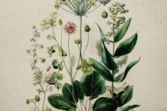 draw a botanical illustration