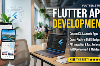 develop you complete flutter application