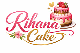 design a premium logo for your bakery business