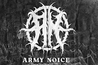 create a versatile metal logo for vinyl and apparel