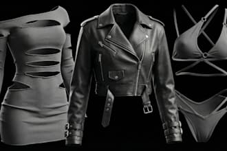 design rig texture 3d cloth clothing for second life mesh vrchat fivem sims peds