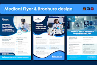 do medical, clinic, dental, health, pharmacy, hospital flyer, trifold brochure
